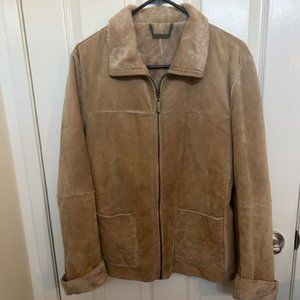 Winlet Genuine Brushed Leather Jacket (Size Medium)